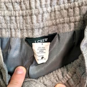 J crew women's wool skirt size 0